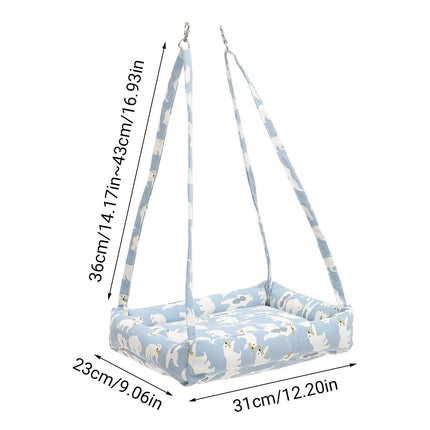 Small Animal Hanging Bed Hammock Cage for Guinea Pig Chinchilla Rabbit Soft Cozy