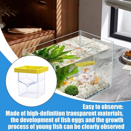 Fish Tank Breeding Box Floating Isolation Incubator Hatching Box for Aquarium
