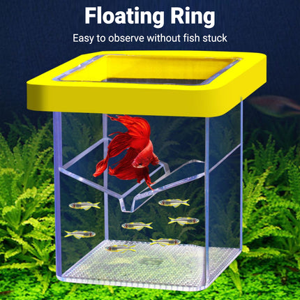 Fish Tank Breeding Box Floating Isolation Incubator Hatching Box for Aquarium