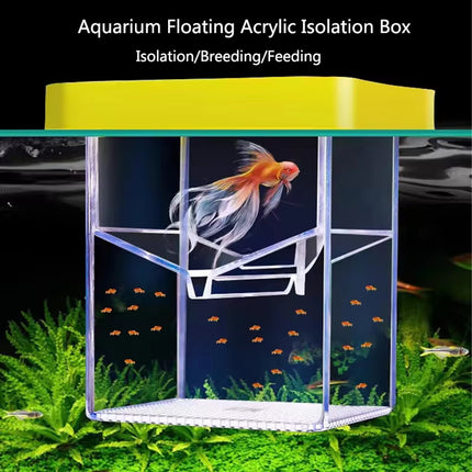 Fish Tank Breeding Box Floating Isolation Incubator Hatching Box for Aquarium