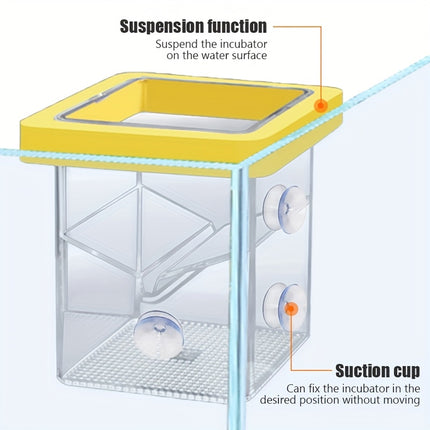 Fish Tank Breeding Box Floating Isolation Incubator Hatching Box for Aquarium