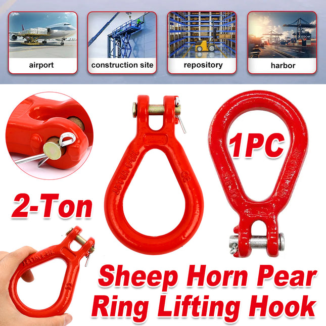 Pear Shaped Ring Heavy Duty Hook Fixed Pear Type Hanger for Workshop Home Storage