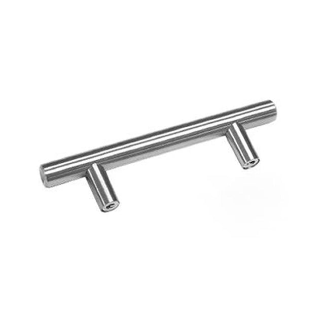 Silver Kitchen Cabinet Door Handles Matte Black Stainless Steel Door Drawer Pull T Bar - Aimall