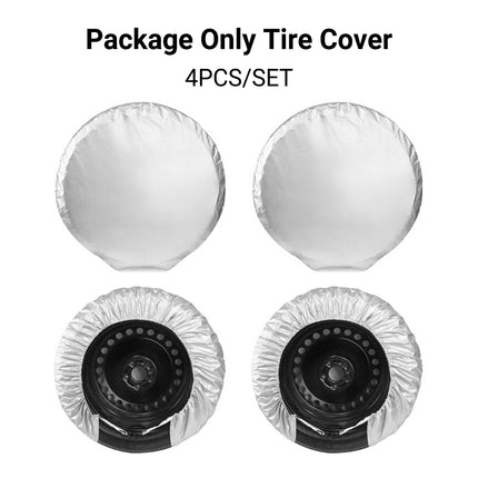 Car Spare Tire Cover Tire Storage Bag Waterproof Dustproof UVResistant SUV Truck