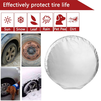 Car Spare Tire Cover Tire Storage Bag Waterproof Dustproof UVResistant SUV Truck