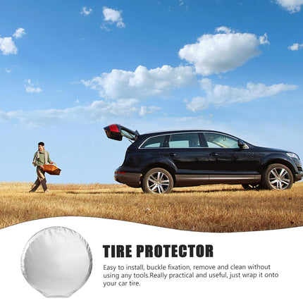 Car Spare Tire Cover Tire Storage Bag Waterproof Dustproof UVResistant SUV Truck