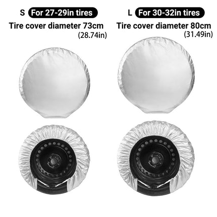 Car Spare Tire Cover Tire Storage Bag Waterproof Dustproof UVResistant SUV Truck