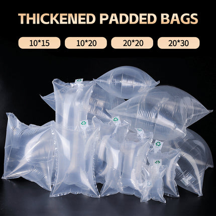 100pcs Inflatable Air Column Bag Bubble Wrap Cushion Packaging Buffer Filling