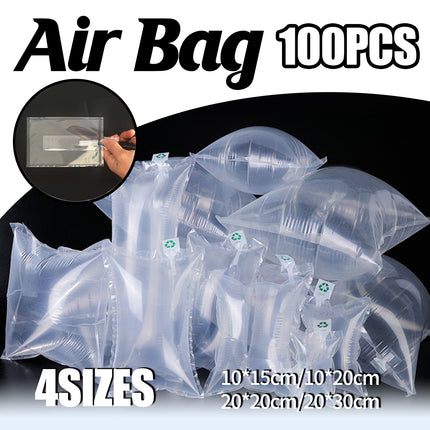 100pcs Inflatable Air Column Bag Bubble Wrap Cushion Packaging Buffer Filling
