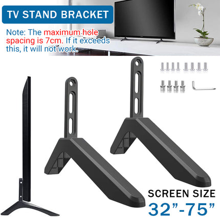 Universal Table Top TV Stand Leg Mount For Led Lcd Screen 32-65inch Bracket