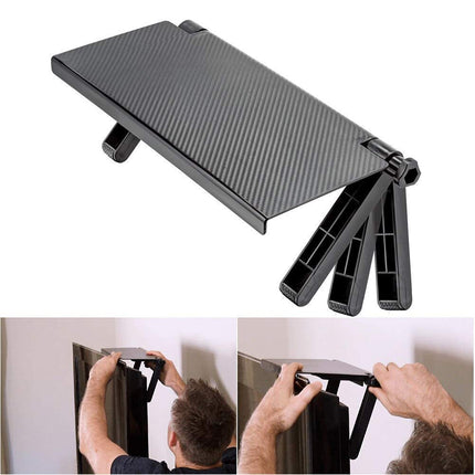 TV Screen Shelf Adjustable Bracket Storage Rack Mount Platform Organiser Holder