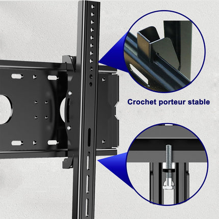 Wall Mount TV Bracket Tilt Angle Adjustable for Home Office Living Room TV Setup