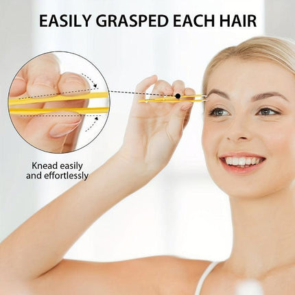 Stainless Steel Hair Eyebrow Tweezers Plucker Puller Beauty Slanted Nail Tip - Aimall