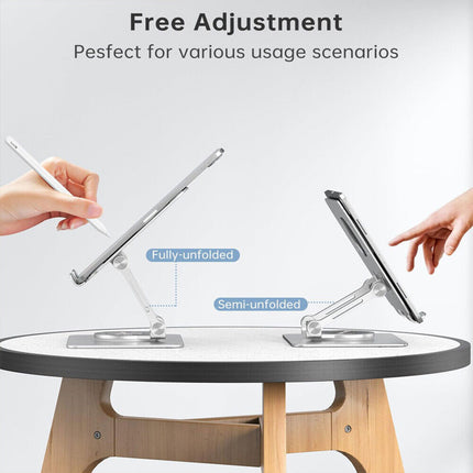 Mobile Phone Tablet Stand 360 Degree Rotating Holder Adjustable Desk Bracket