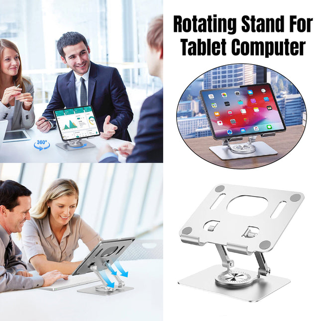 Mobile Phone Tablet Stand 360 Degree Rotating Holder Adjustable Desk Bracket