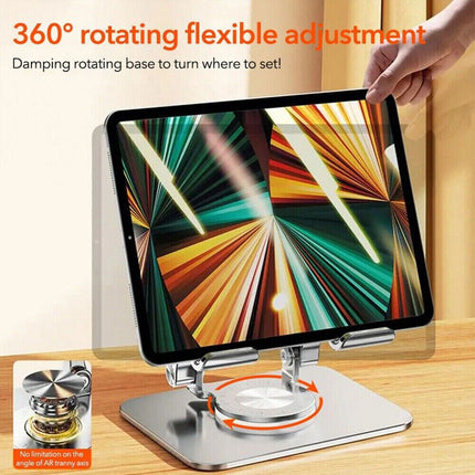 Mobile Phone Tablet Stand 360 Degree Rotating Holder Adjustable Desk Bracket