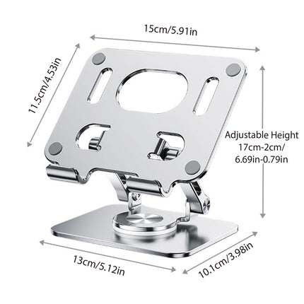 Mobile Phone Tablet Stand 360 Degree Rotating Holder Adjustable Desk Bracket