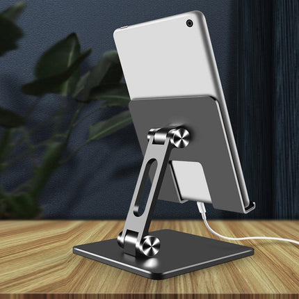 Aluminum Alloy Tablet Phone Holder Desk Stand Bracket Foldable For Ipad Pro 12.9 - Aimall