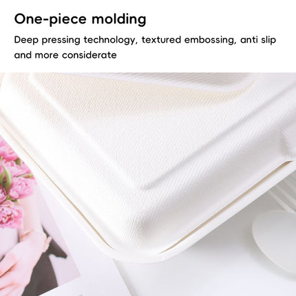 50PCS Takeaway Bento Box Food Grade Eco Friendly Meal Prep Leak-Proof Takeout