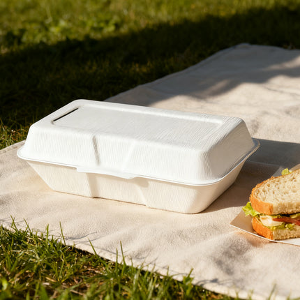 50PCS Hot Dog Fast Food Takeaway Packaging Boxes Greaseproof for Home Delivery