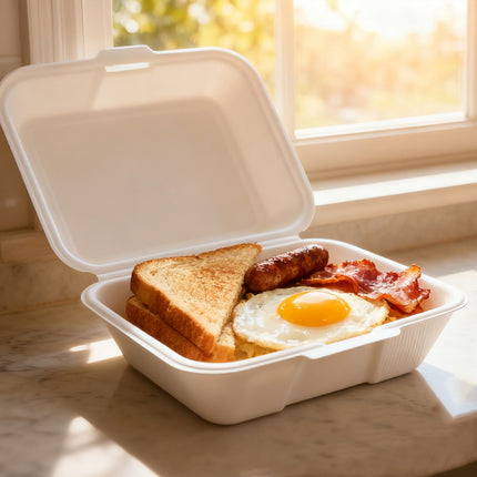 50PCS Hot Dog Fast Food Takeaway Packaging Boxes Greaseproof for Home Delivery