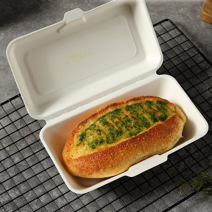 50PCS Hot Dog Fast Food Takeaway Packaging Boxes Greaseproof for Home Delivery