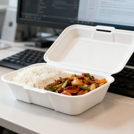 50PCS Hot Dog Fast Food Takeaway Packaging Boxes Greaseproof for Home Delivery