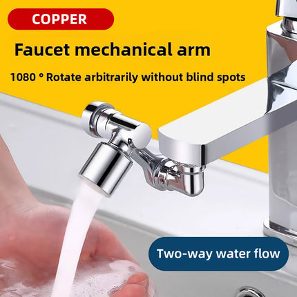 Multifunctional Robotic Arm Universal Faucet Extender 360-Degree Rotatable