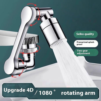 Multifunctional Robotic Arm Universal Faucet Extender 360-Degree Rotatable