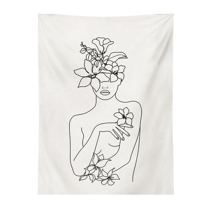 Wall Tapestry Bedroom Bedside Decoration Background Hanging Living Room Art