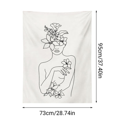 Wall Tapestry Bedroom Bedside Decoration Background Hanging Living Room Art