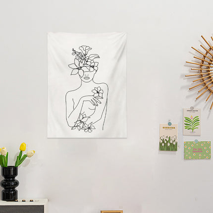 Wall Tapestry Bedroom Bedside Decoration Background Hanging Living Room Art