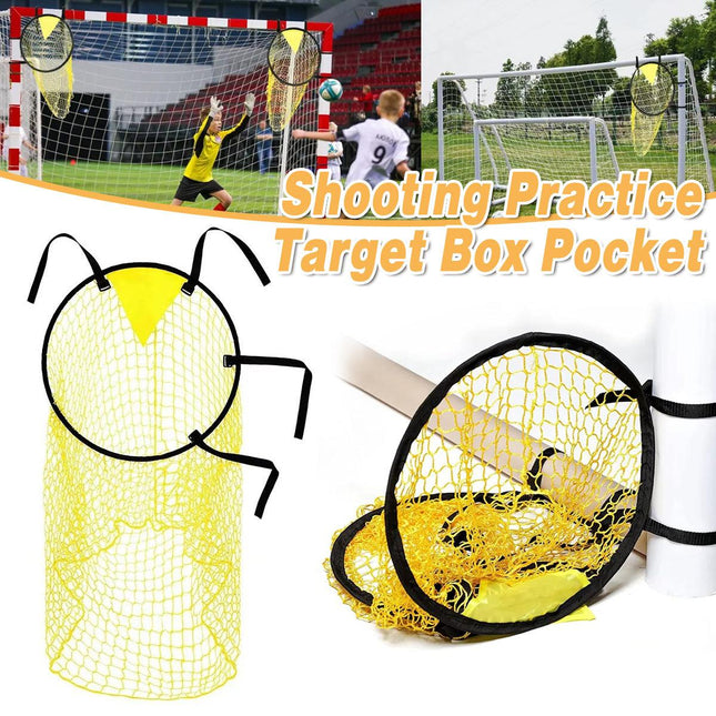 Football Training Soccer Goal Net Free Kick Target Shot Practice Scoring Post
