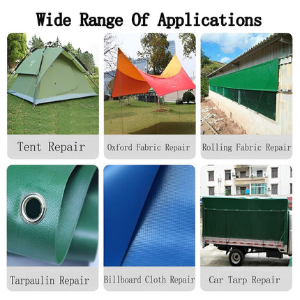 High Adhesive Tarpaulin Repair Tape Tent Awning Fix Patch Waterproof Universal