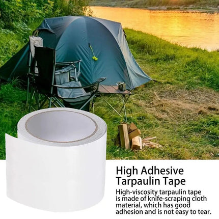High Adhesive Tarpaulin Repair Tape Tent Awning Fix Patch Waterproof Universal
