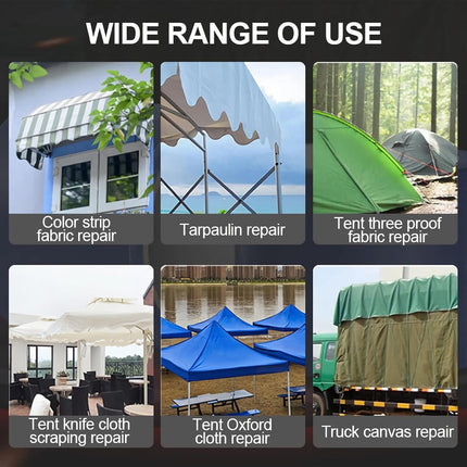 High Adhesive Tarpaulin Repair Tape Tent Awning Fix Patch Waterproof Universal