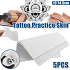 5pcs Blank Tattoo Practice Skin Sheets for Tattoo Artist Training Practice Pad