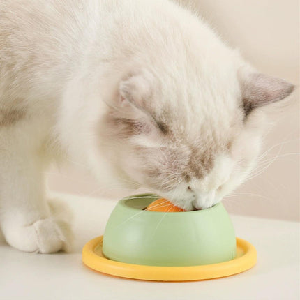 Cat Lick Toys Slow Food Tray Tease Interactive Cat Toy for Eating and Fun