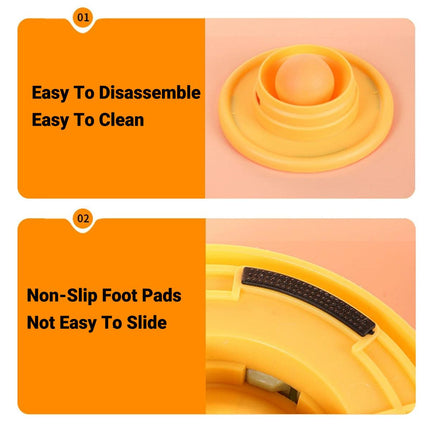 Cat Lick Toys Slow Food Tray Tease Interactive Cat Toy for Eating and Fun