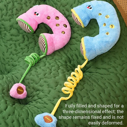 Telephone Shape Pet Pillow Cushion Durable Soft High-Quality for Dogs Cats Use