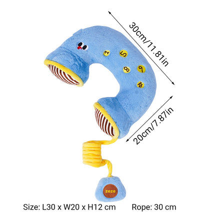 Telephone Shape Pet Pillow Cushion Durable Soft High-Quality for Dogs Cats Use