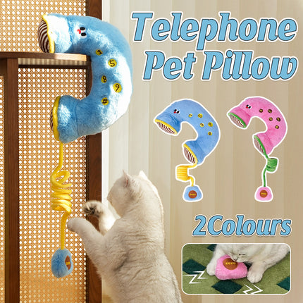 Telephone Shape Pet Pillow Cushion Durable Soft High-Quality for Dogs Cats Use