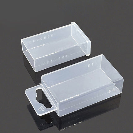 20PCS Mini Transparent Storage Box Telescopic Multi Purpose Clear Home Office