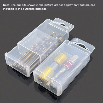 20PCS Mini Transparent Storage Box Telescopic Multi Purpose Clear Home Office