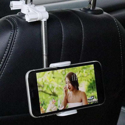 Telescopic Car Mobile Phone Holder- Phone Holder Rearview Mirror Front Seat Snap - Aimall