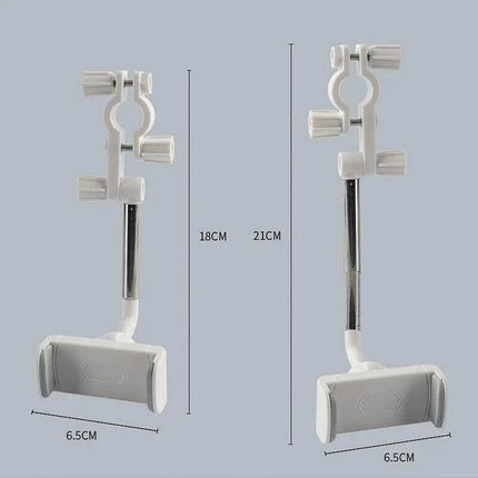 Telescopic Car Mobile Phone Holder- Phone Holder Rearview Mirror Front Seat Snap - Aimall
