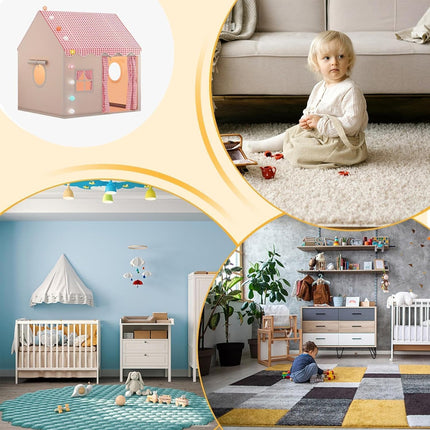 Children Indoor Play Tent Castle Tent Safe Washable Fabric Easy To Assemble