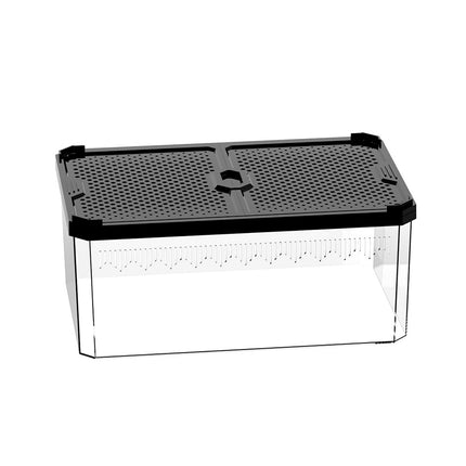 H12 Dual Sliding Lid Acrylic Reptile Breeding Box Small