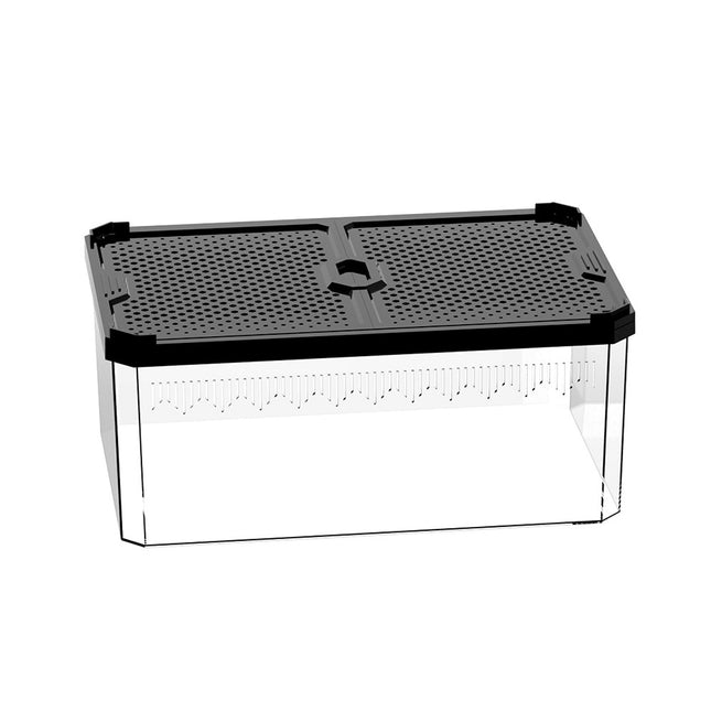 H12 Dual Sliding Lid Acrylic Reptile Breeding Box Small