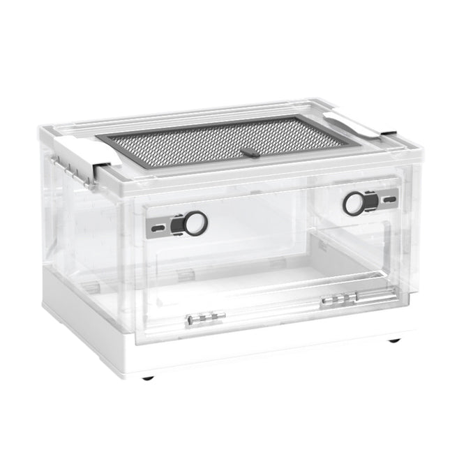 Foldable Hamster Breeding Box Transparent Small Pet Viewing House Indoor Habitat